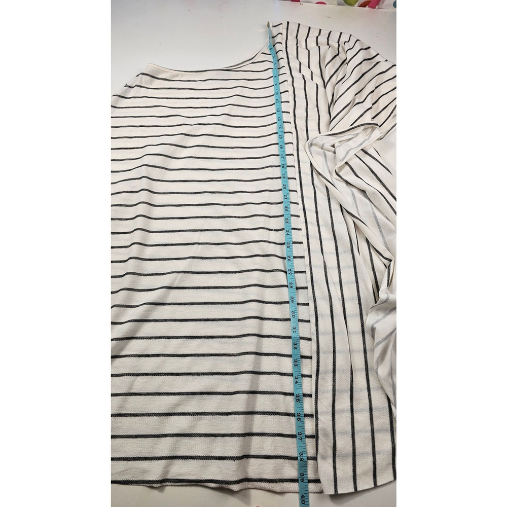 Free People Beach Striped Terry Cloth One Shoulder Cover Up M - Picture 9 of 9